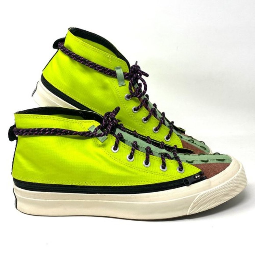 Converse Shoes Womens Deck Star Zip Love Drown Mid Top Size Suede Canvas 170053C